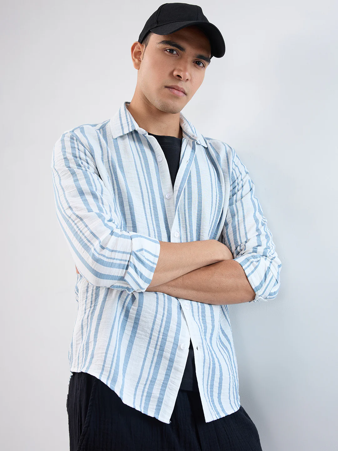 Sea Breeze Nautical Striped Shirt - Image 3