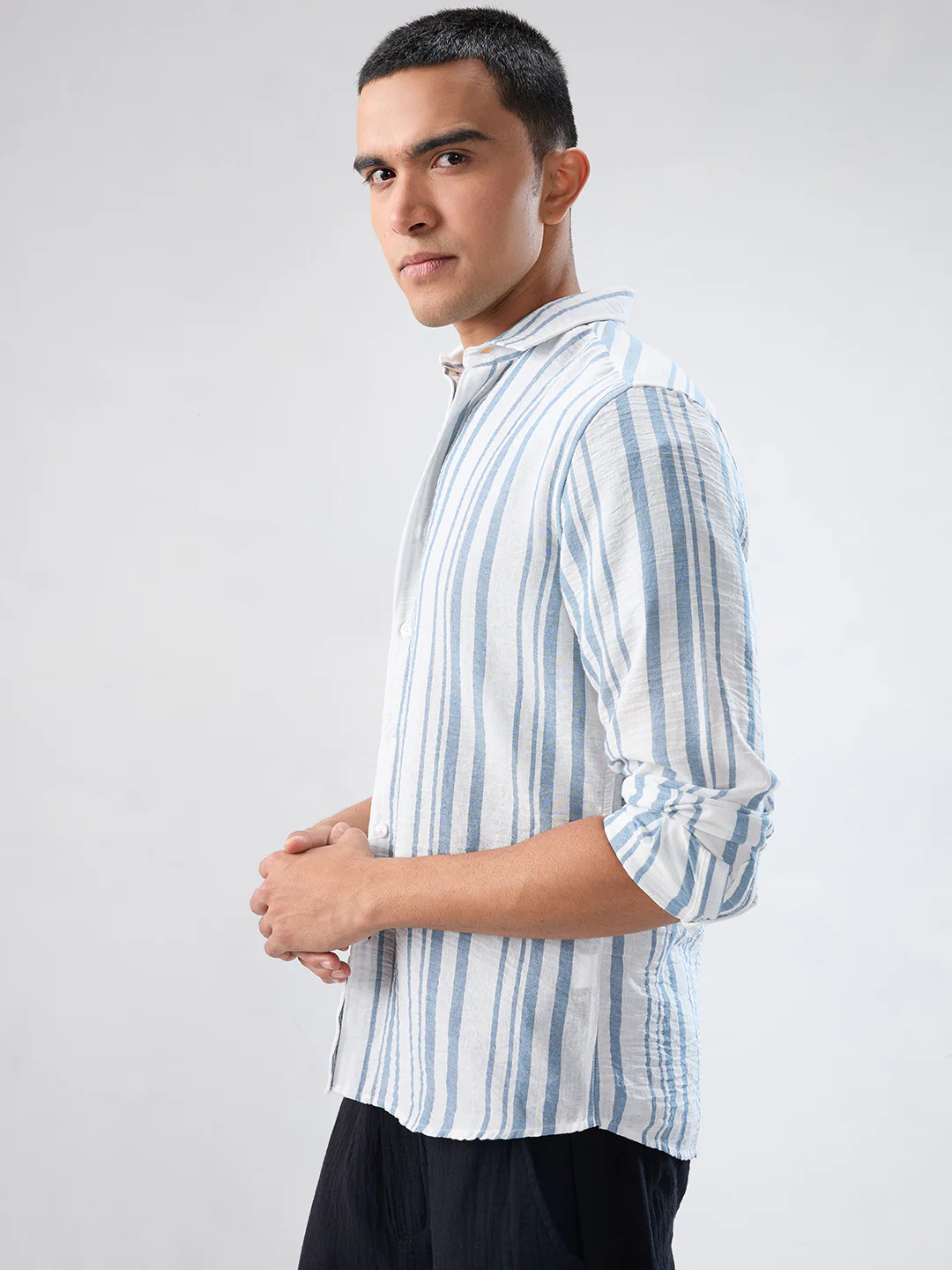 Sea Breeze Nautical Striped Shirt - Image 5