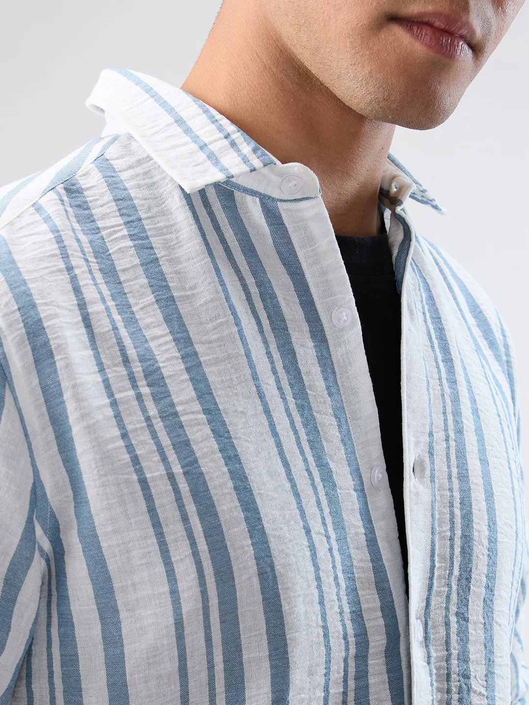 Sea Breeze Nautical Striped Shirt - Image 6