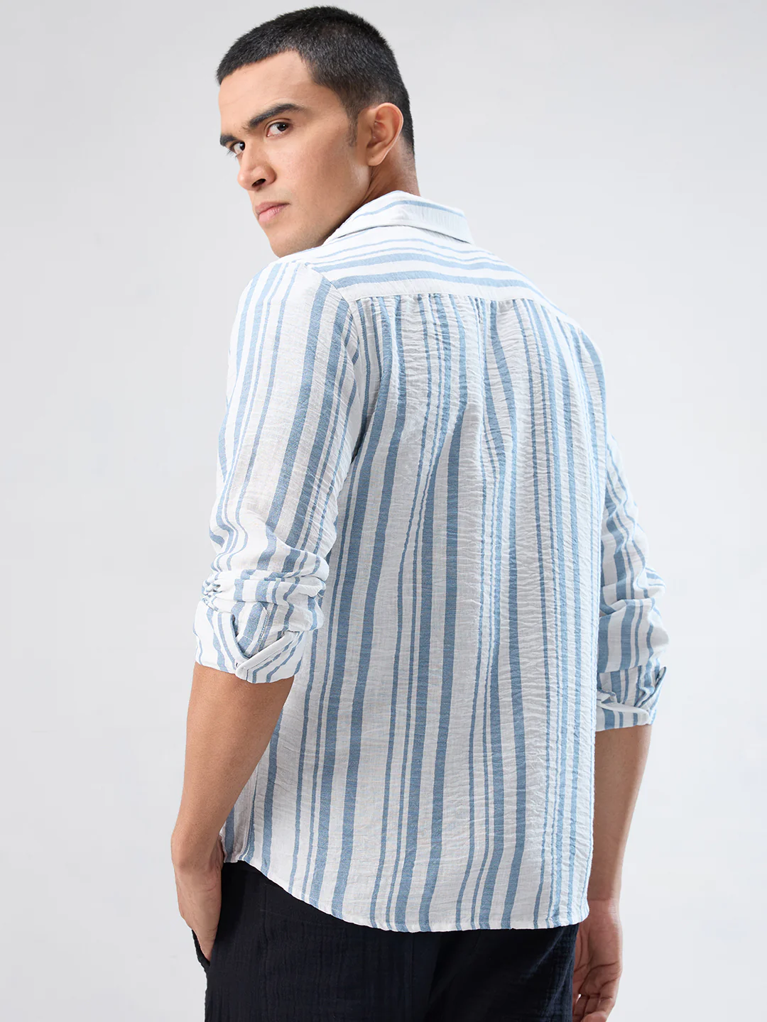 Sea Breeze Nautical Striped Shirt - Image 7