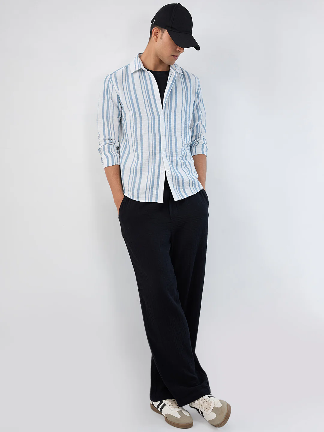 Sea Breeze Nautical Striped Shirt - Image 8