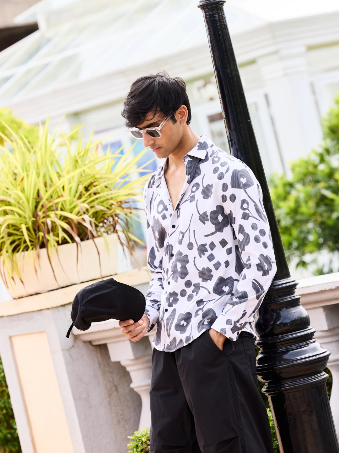 Self-Design Horizontal Striped Shirt - Image 4