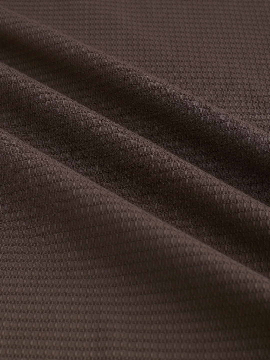 Sepia Brown Textured Shirt - Image 3