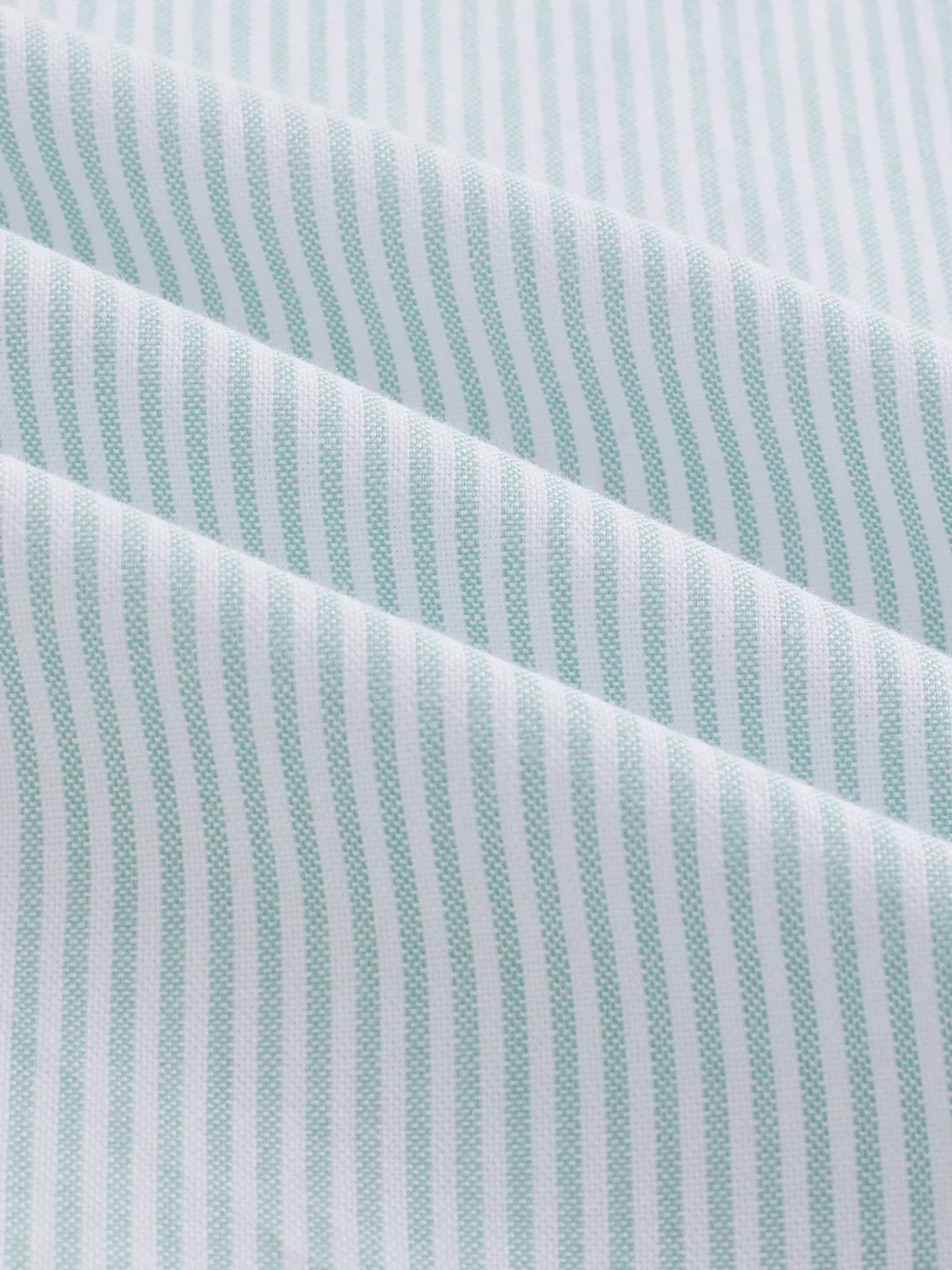 Serene Mint Pinstripe Button-Down Collar Shirt - Image 8