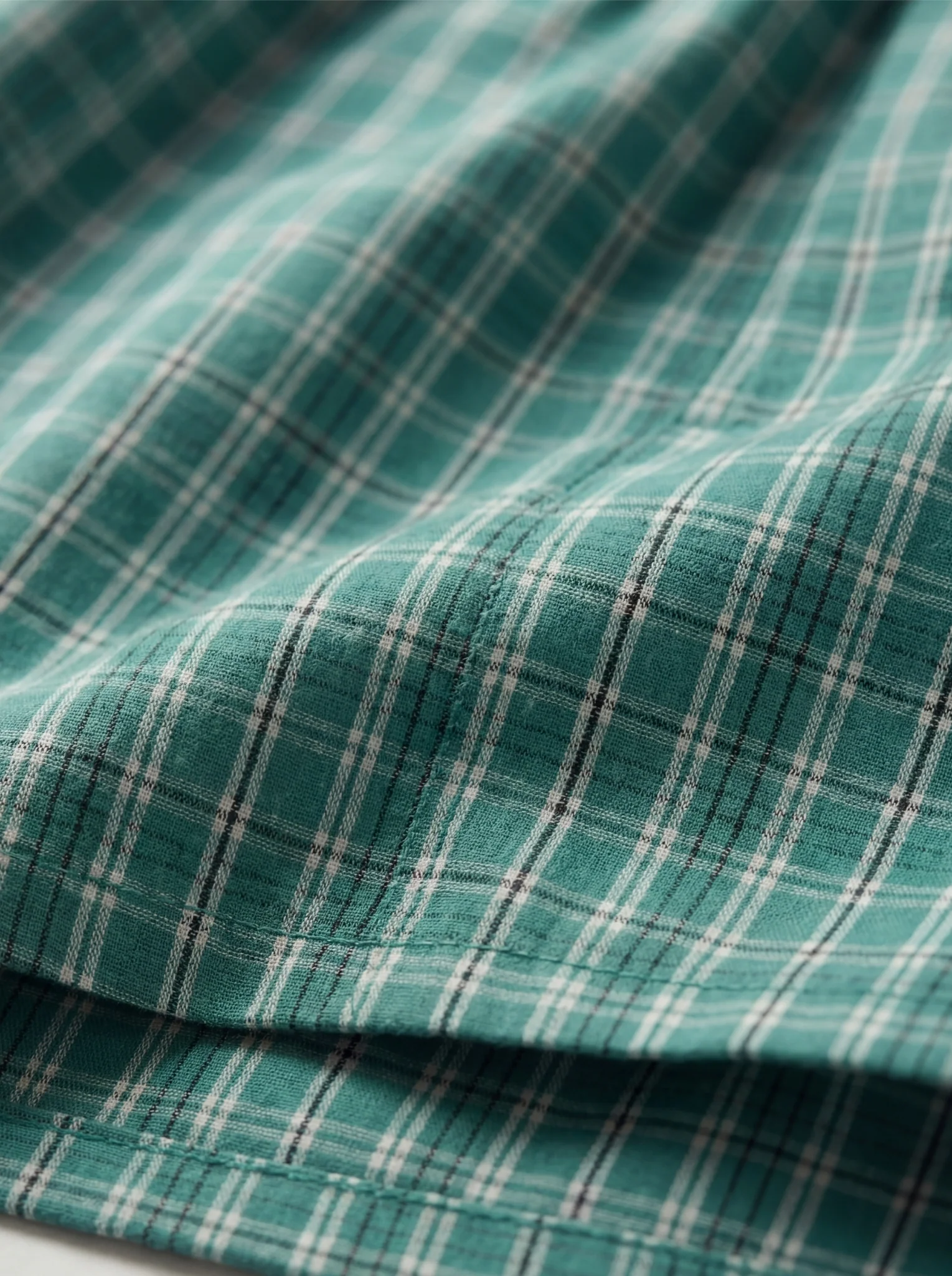 Shamrock Green Checks & Solid Navy Boxers - Image 10