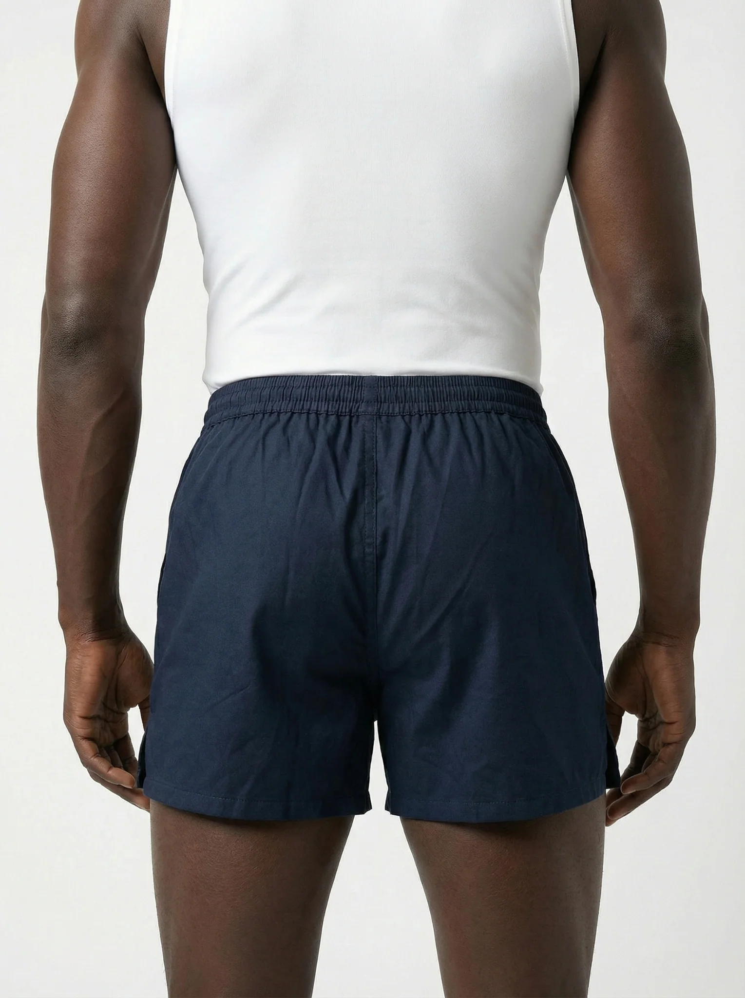 Shamrock Green Checks & Solid Navy Boxers - Image 7