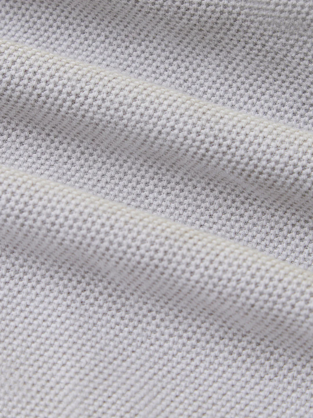 Silver Grey Soft Weave Knit Shirt - Image 8