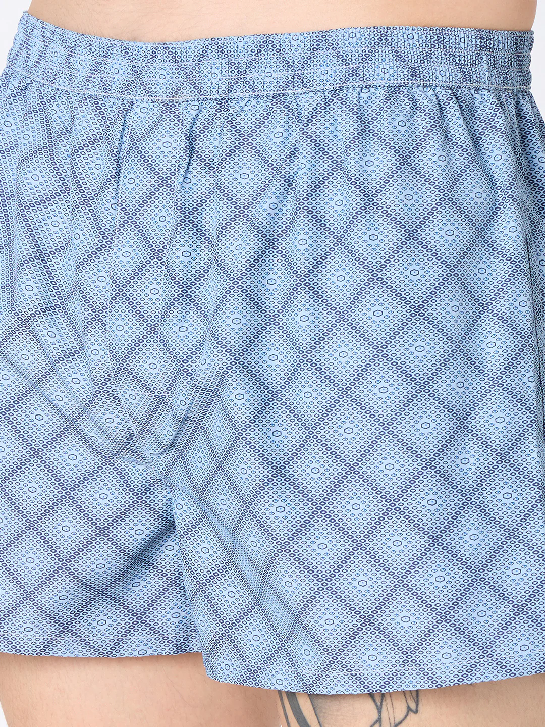 Sky Loop Micro Print & Laurel Green Jacquard Boxers - Image 10