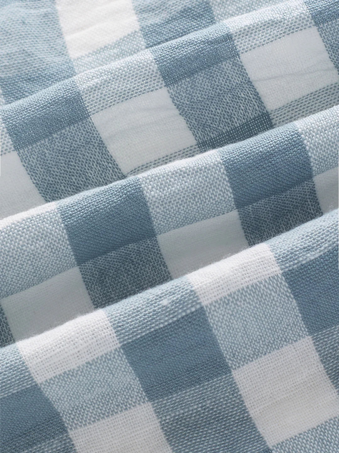 Slate Blue Gingham Checks Shirt - Image 9