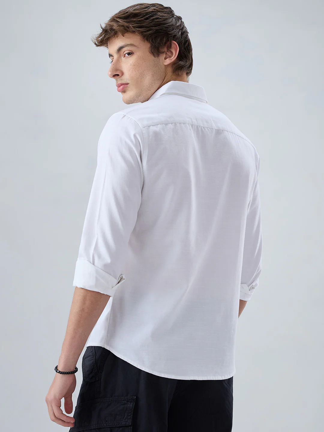 Snow White Fineweave Everyday Shirt - Image 7