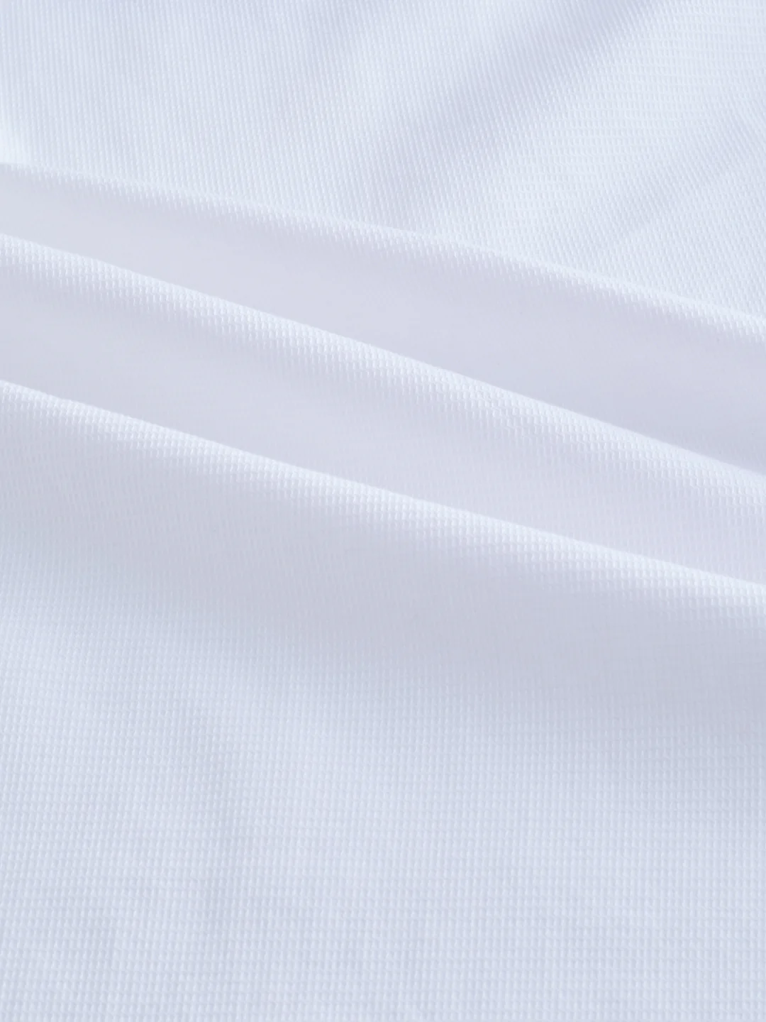 Snow White Minimal Textured Shirt - Image 9
