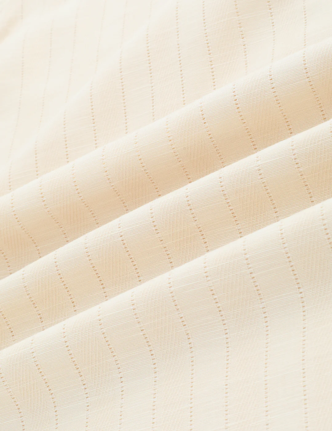 Soft Beige Ladder Striped Evening Kurta - Image 3