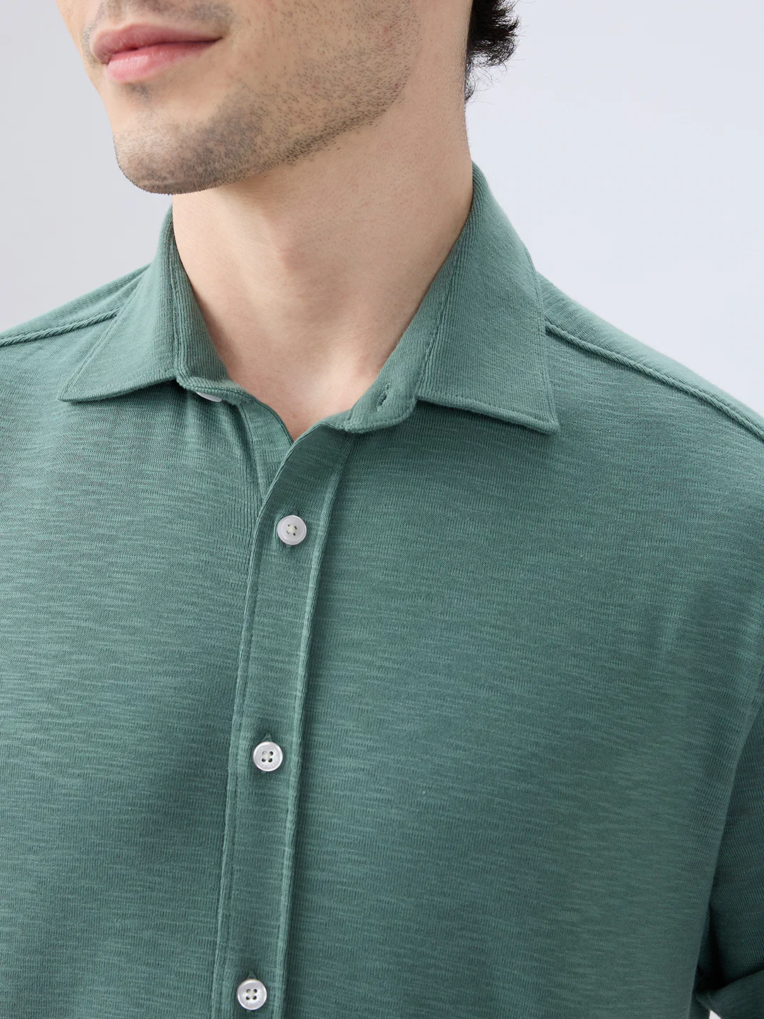 Soft Green Everyday Shirt - Image 3