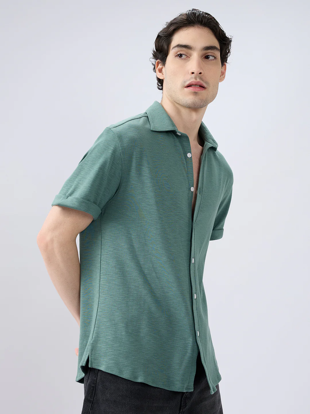 Soft Green Everyday Shirt - Image 4