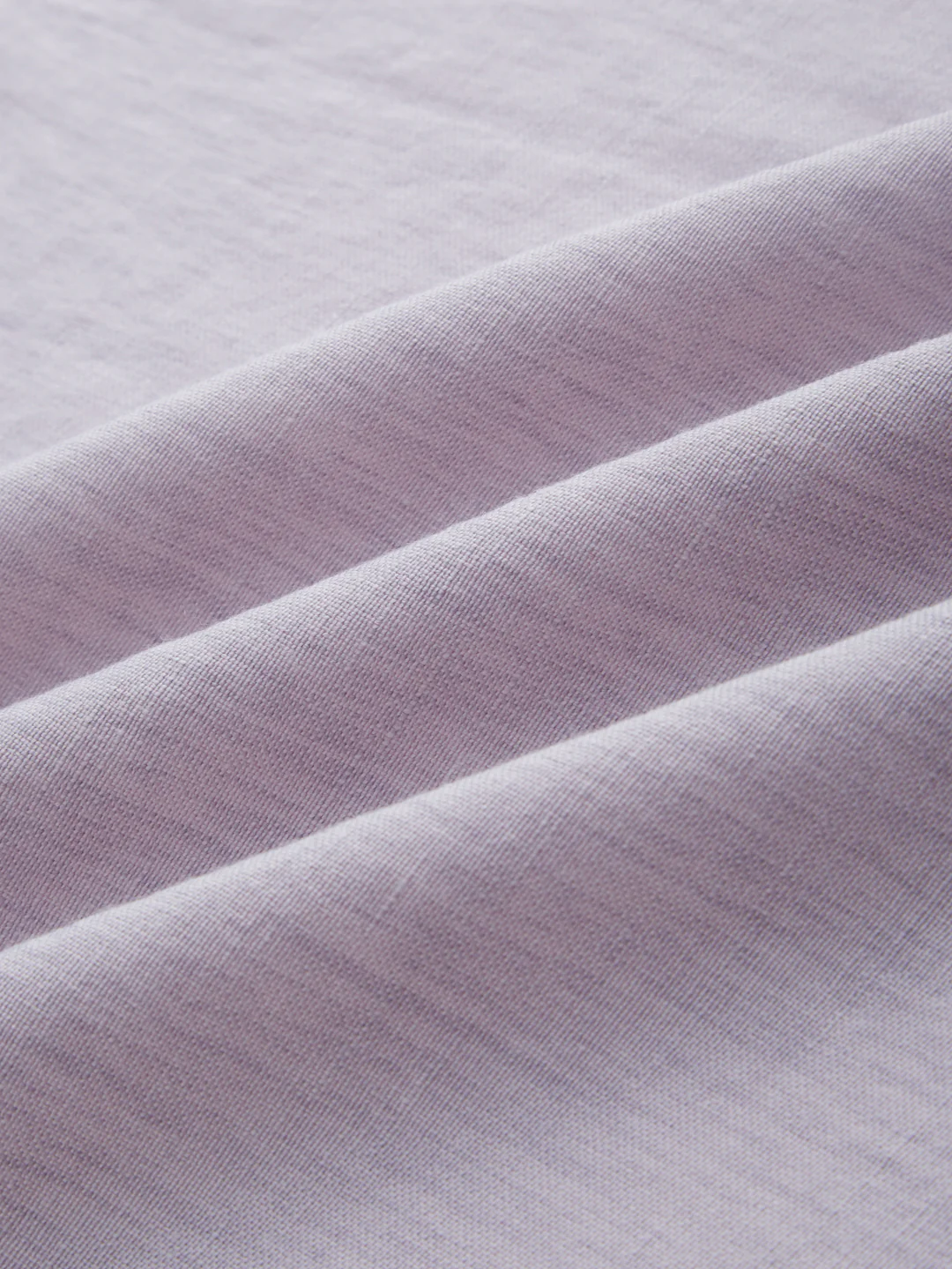 Soft Lilac Smooth Weave Boxy Fit Crop Shirt - Image 3