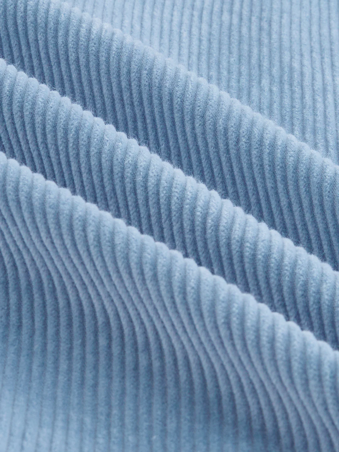Soft Sky Frost Corduroy Boxy Fit Crop Shirt - Image 9