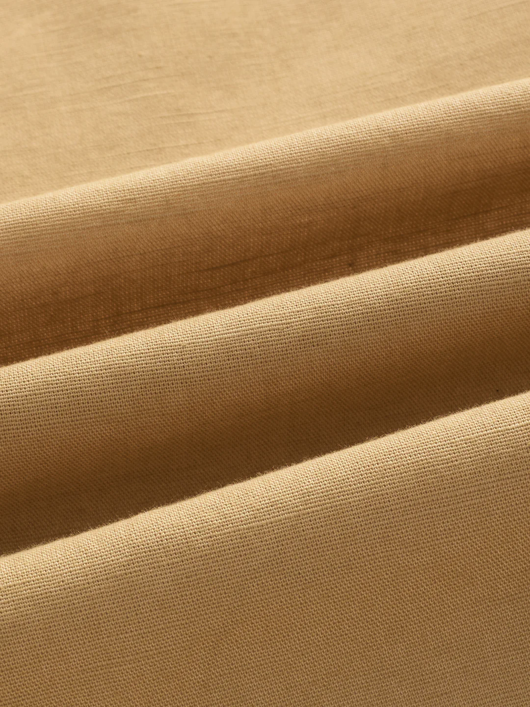 Solid Camel Beige Statement Shirt - Image 8