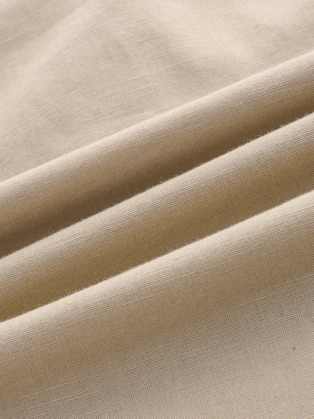 Solid Khaki Beige Everyday Kurta - Image 3