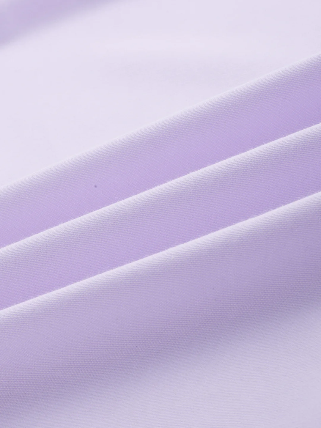 Solid Lilac Smooth Finish Oxford Shirt - Image 3