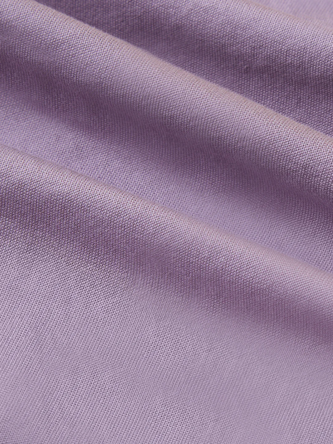 Solid Mauve Mist Classic Oxford Shirt - Image 3