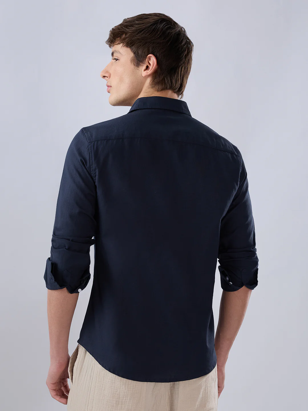 Solid Navy Everyday Shirt - Image 7