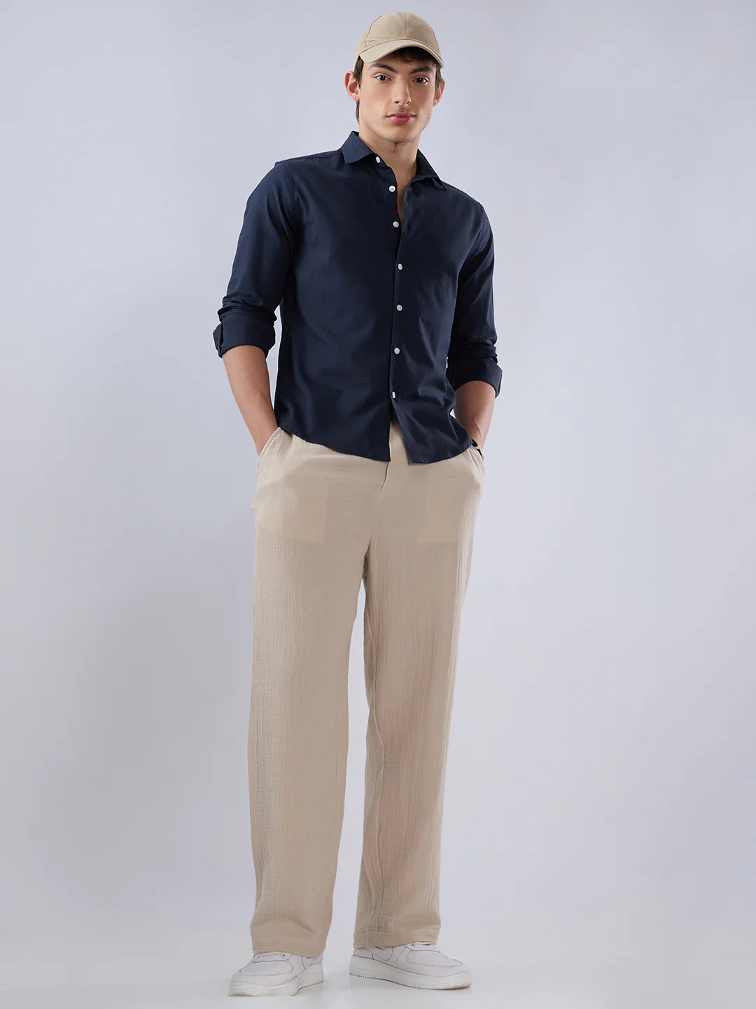 Solid Navy Everyday Shirt - Image 8