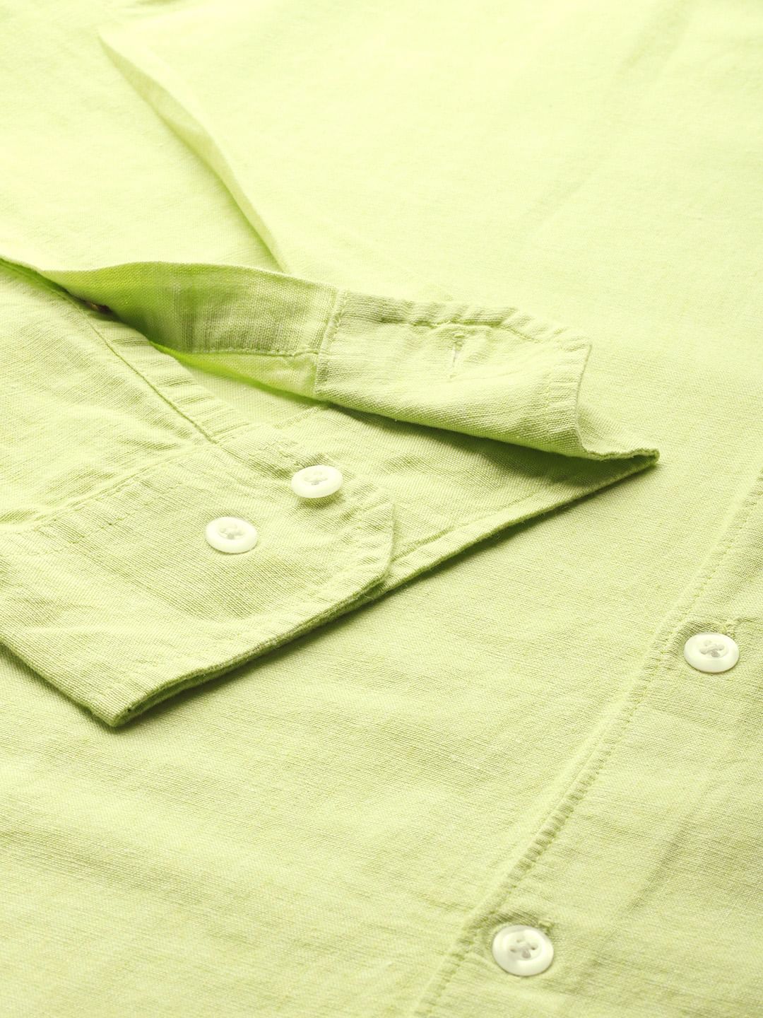 Solid Neon Green Shirt - Image 6