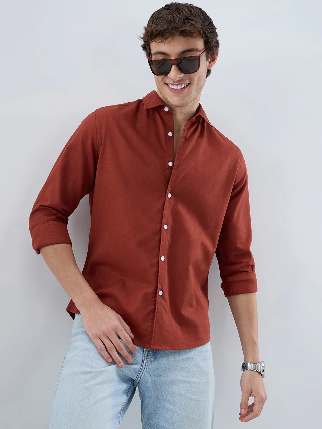 Solid Rust Everyday Shirt - Image 2