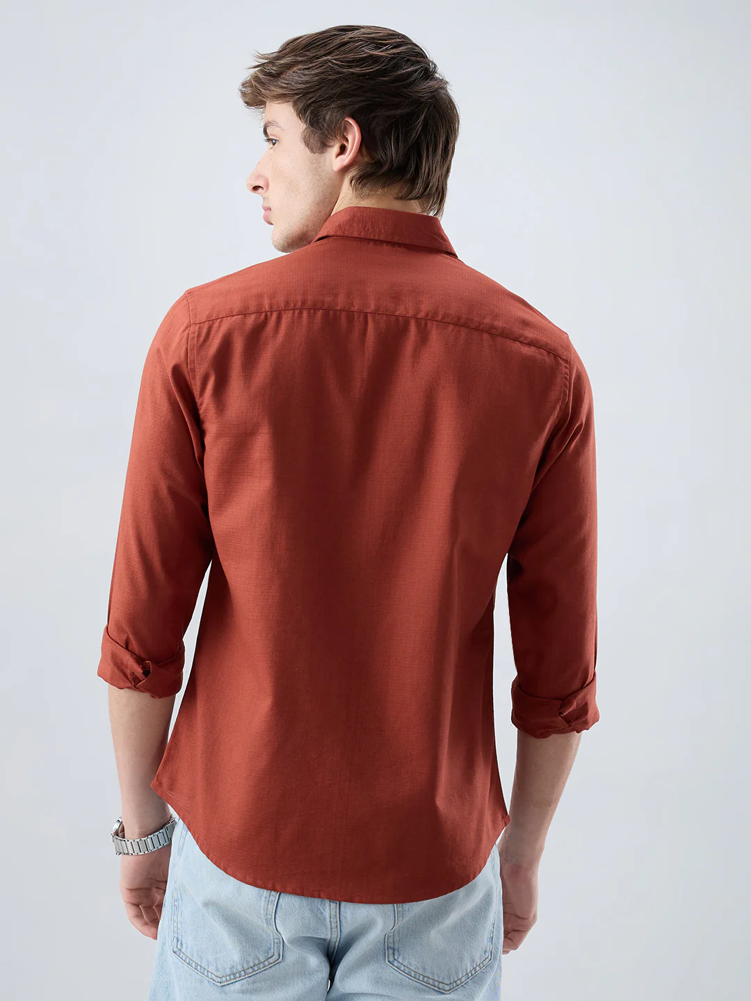 Solid Rust Everyday Shirt - Image 7