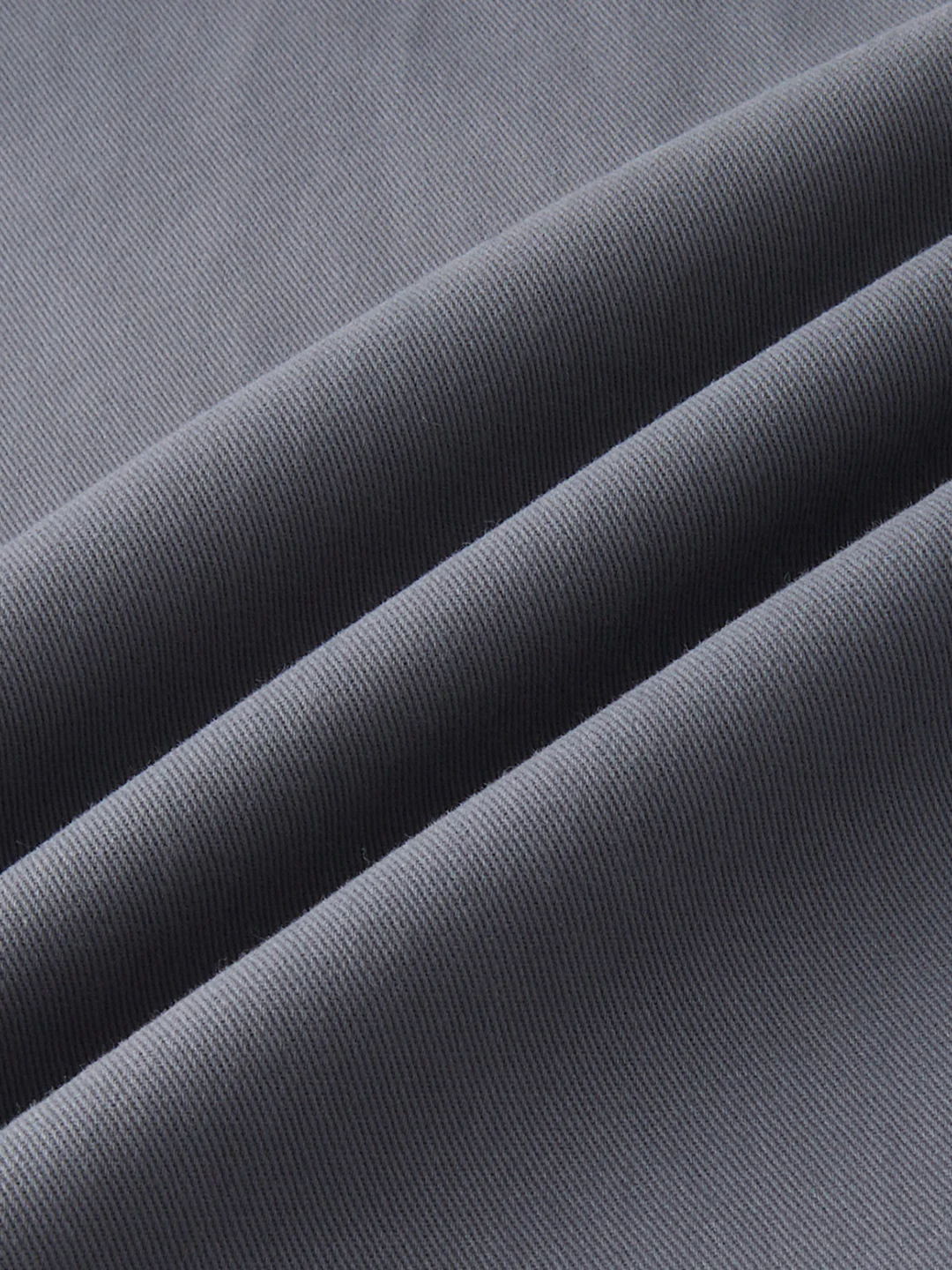 Solid Slate Grey Double Pocket Overshirt - Image 8