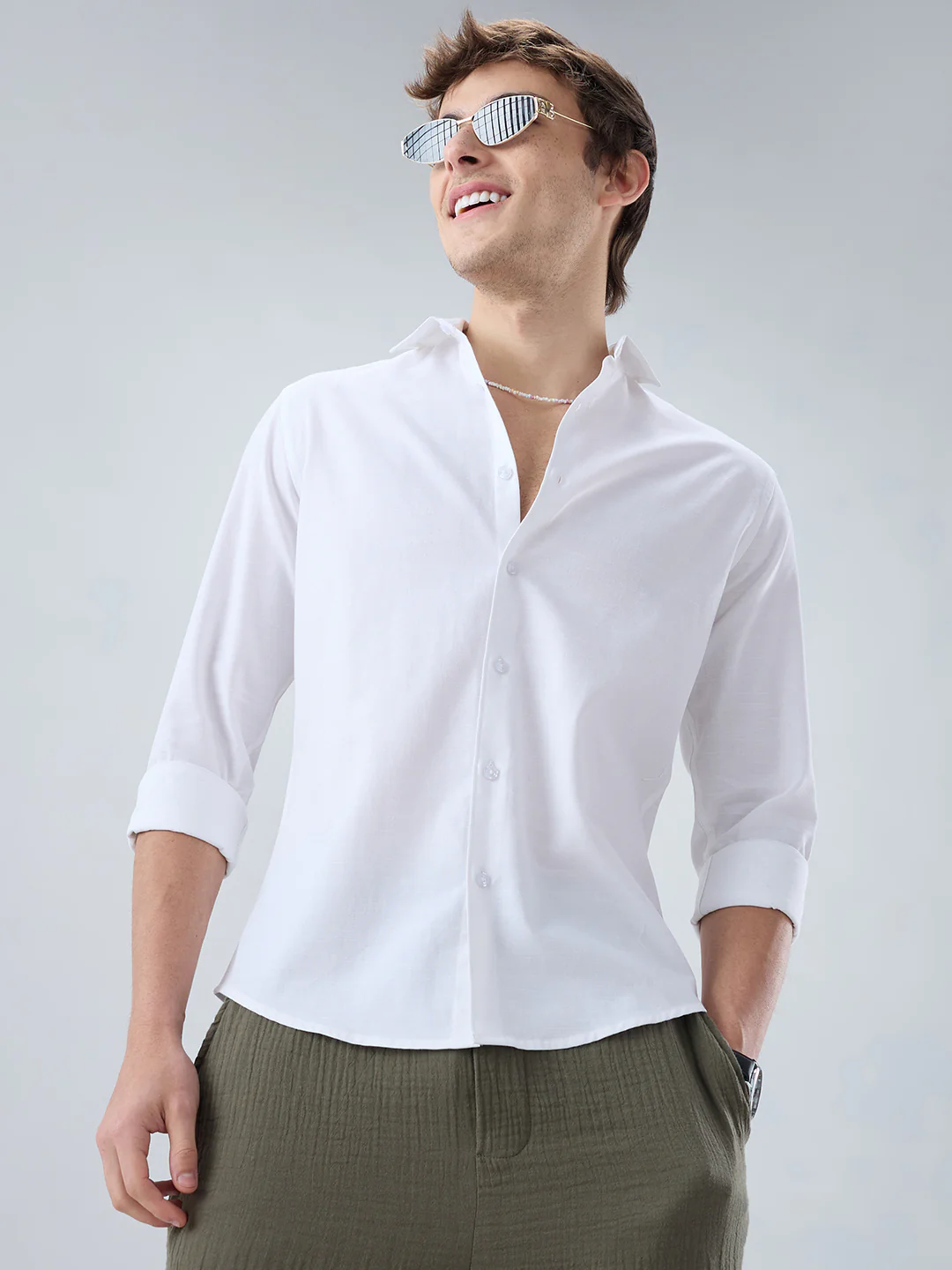 Solid White Everyday Shirt - Image 4