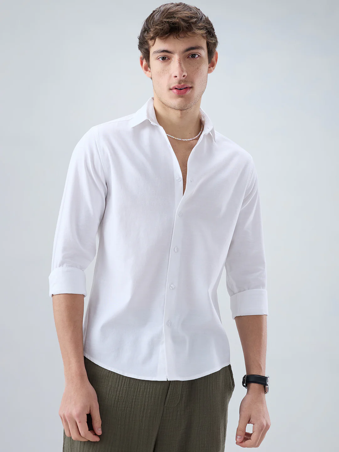 Solid White Everyday Shirt - Image 5