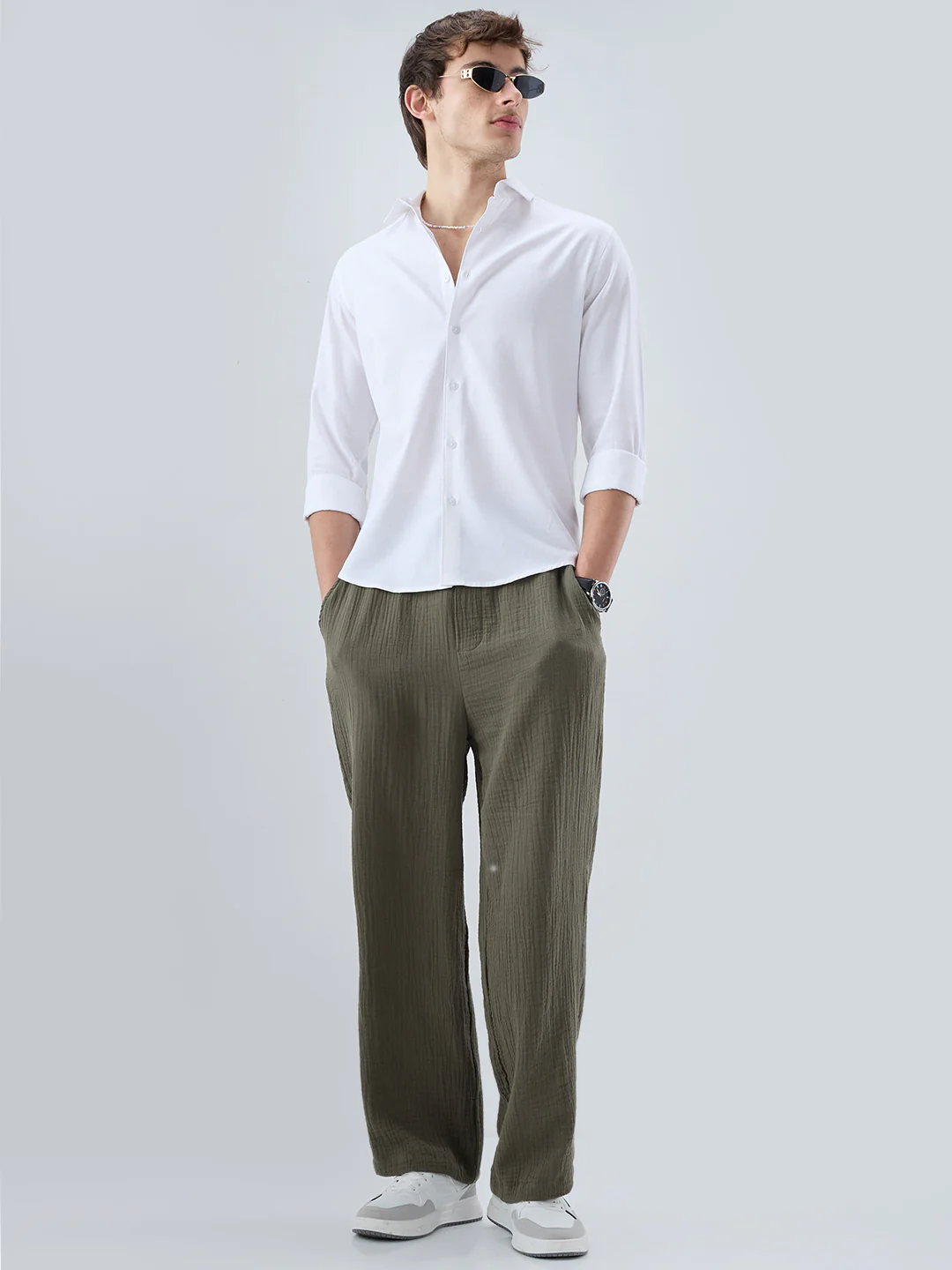 Solid White Everyday Shirt - Image 8