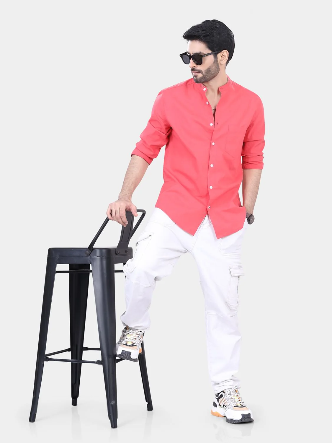 Splendor Coral Shirt - Image 6