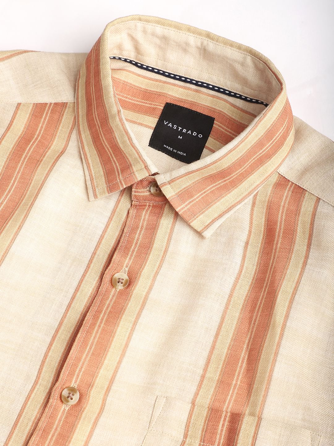 Squashy Orange Striped Shirt - Image 3
