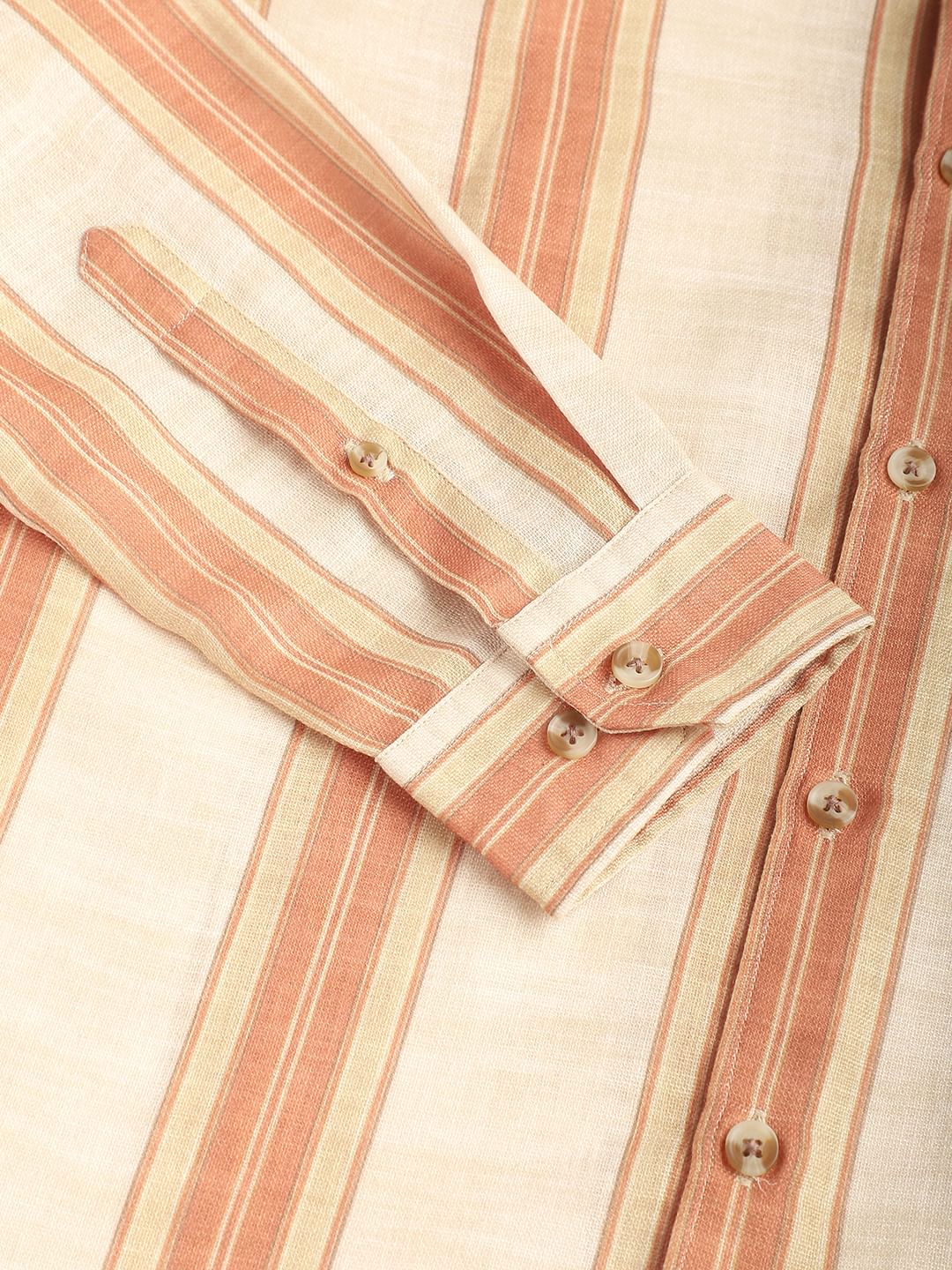 Squashy Orange Striped Shirt - Image 9
