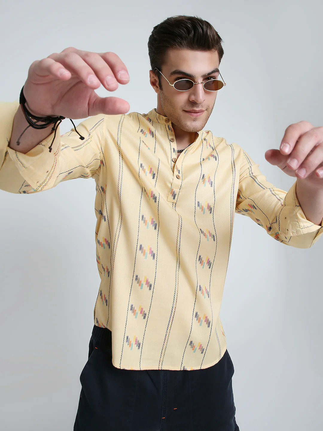 Sunbeam Mosaic Line Embroidered Kurta - Image 2