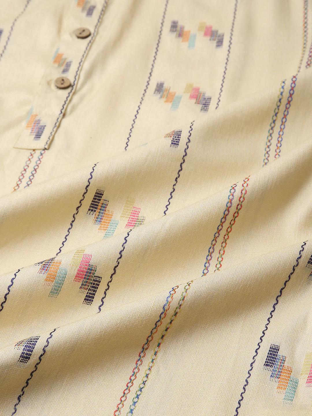 Sunbeam Mosaic Line Embroidered Kurta - Image 3