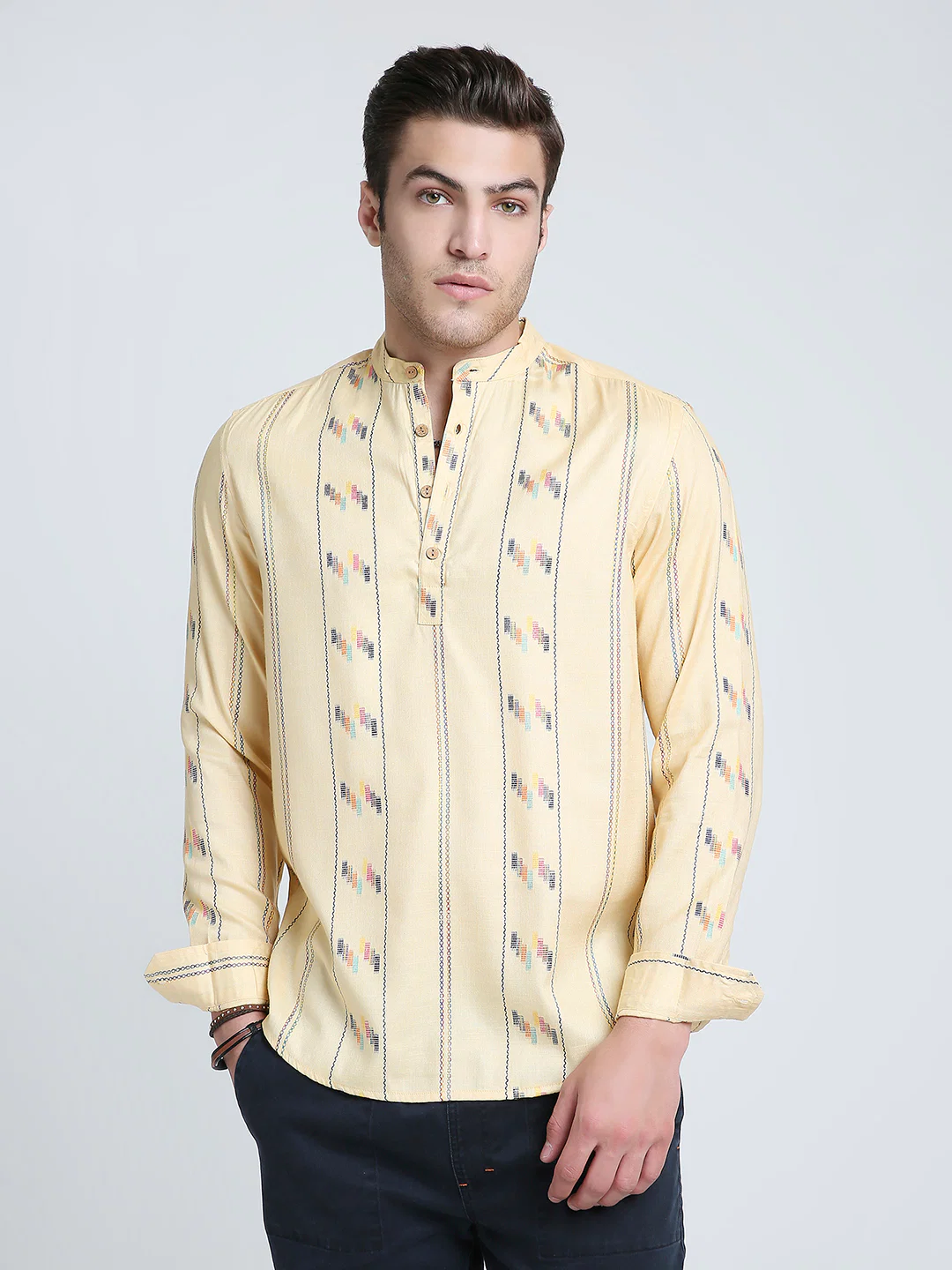 Sunbeam Mosaic Line Embroidered Kurta - Image 5