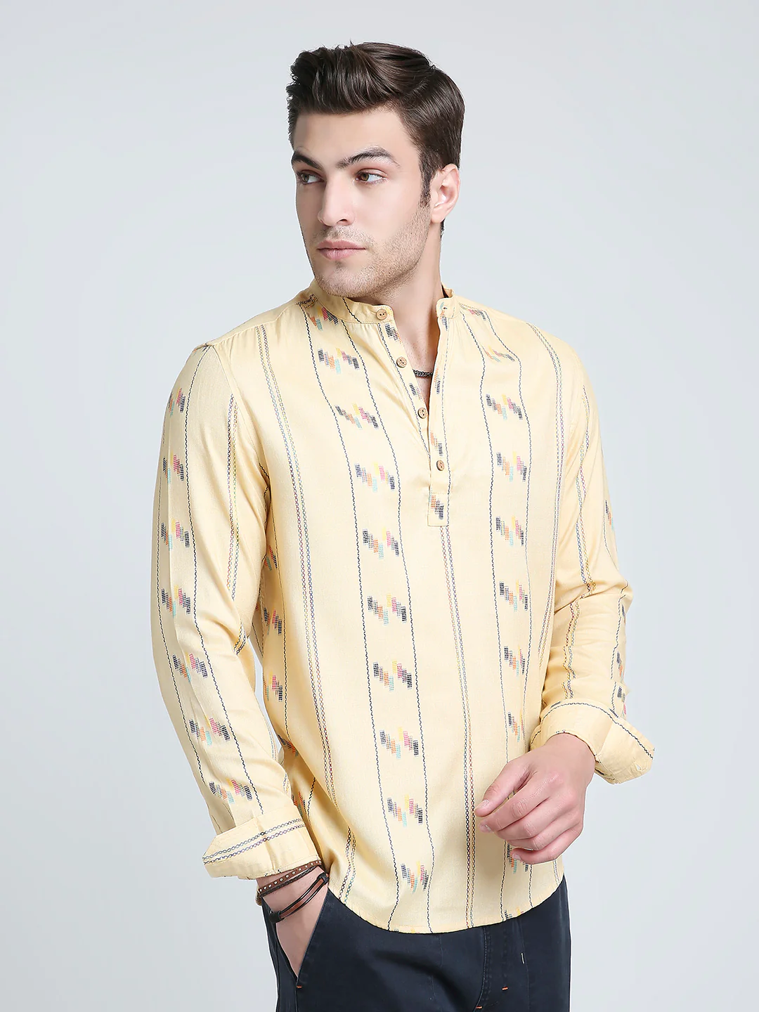 Sunbeam Mosaic Line Embroidered Kurta - Image 6