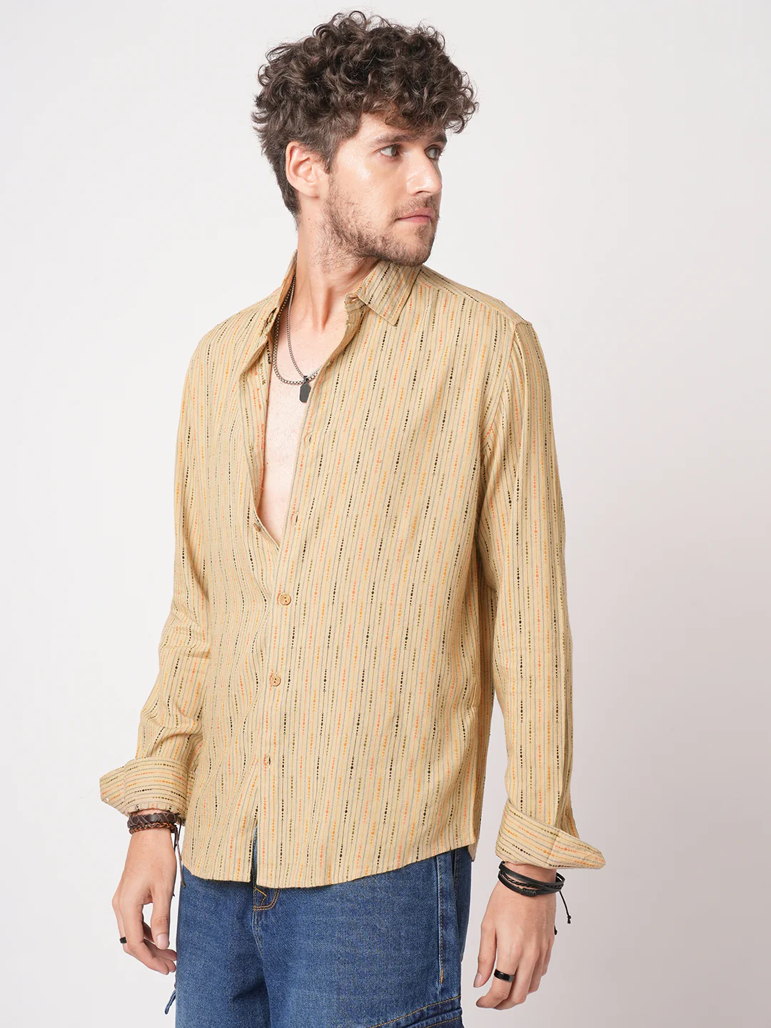 Sunkissed Beadtrail Pecan Pie Beige Shirt - Image 6