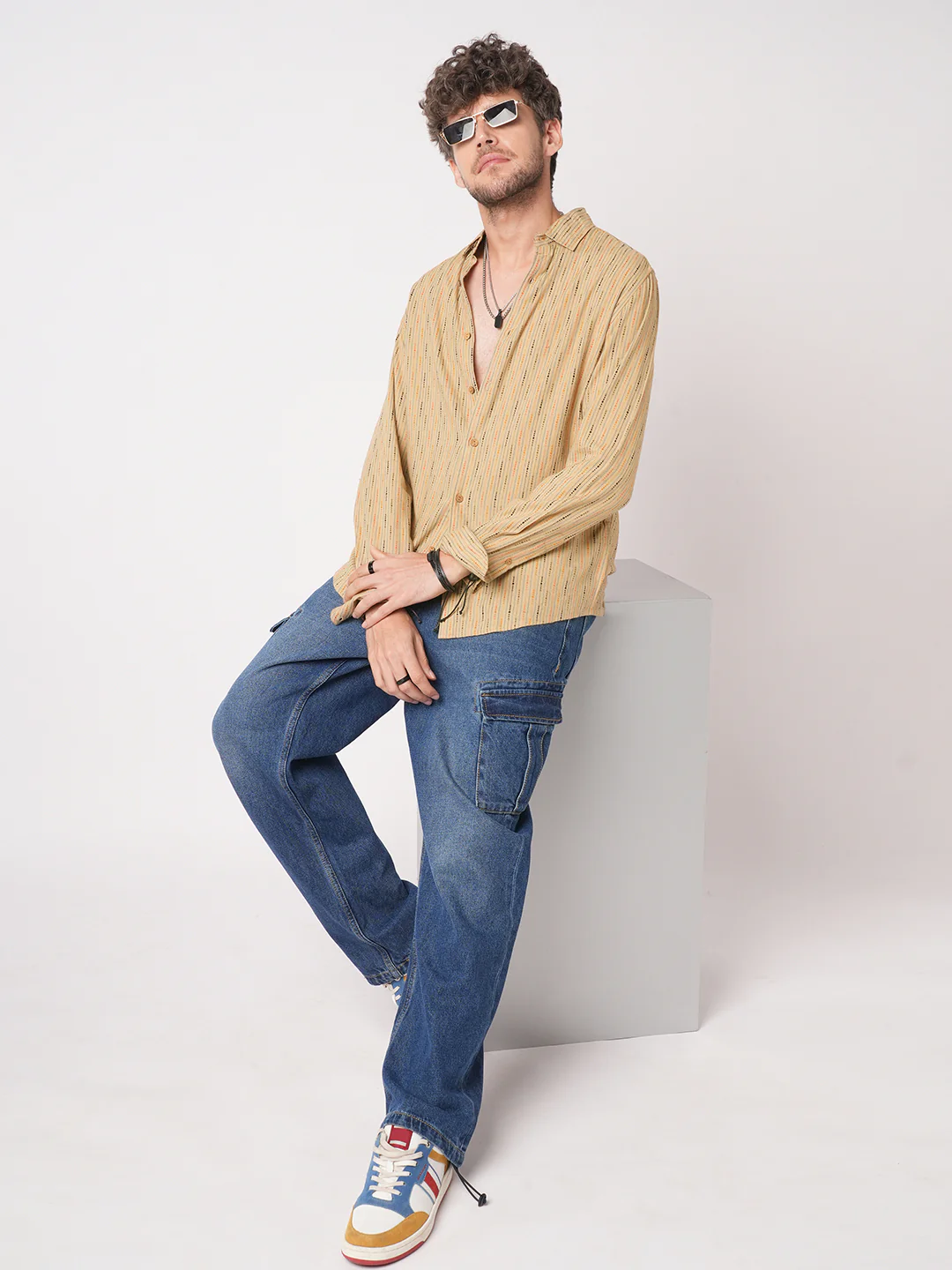 Sunkissed Beadtrail Pecan Pie Beige Shirt - Image 8
