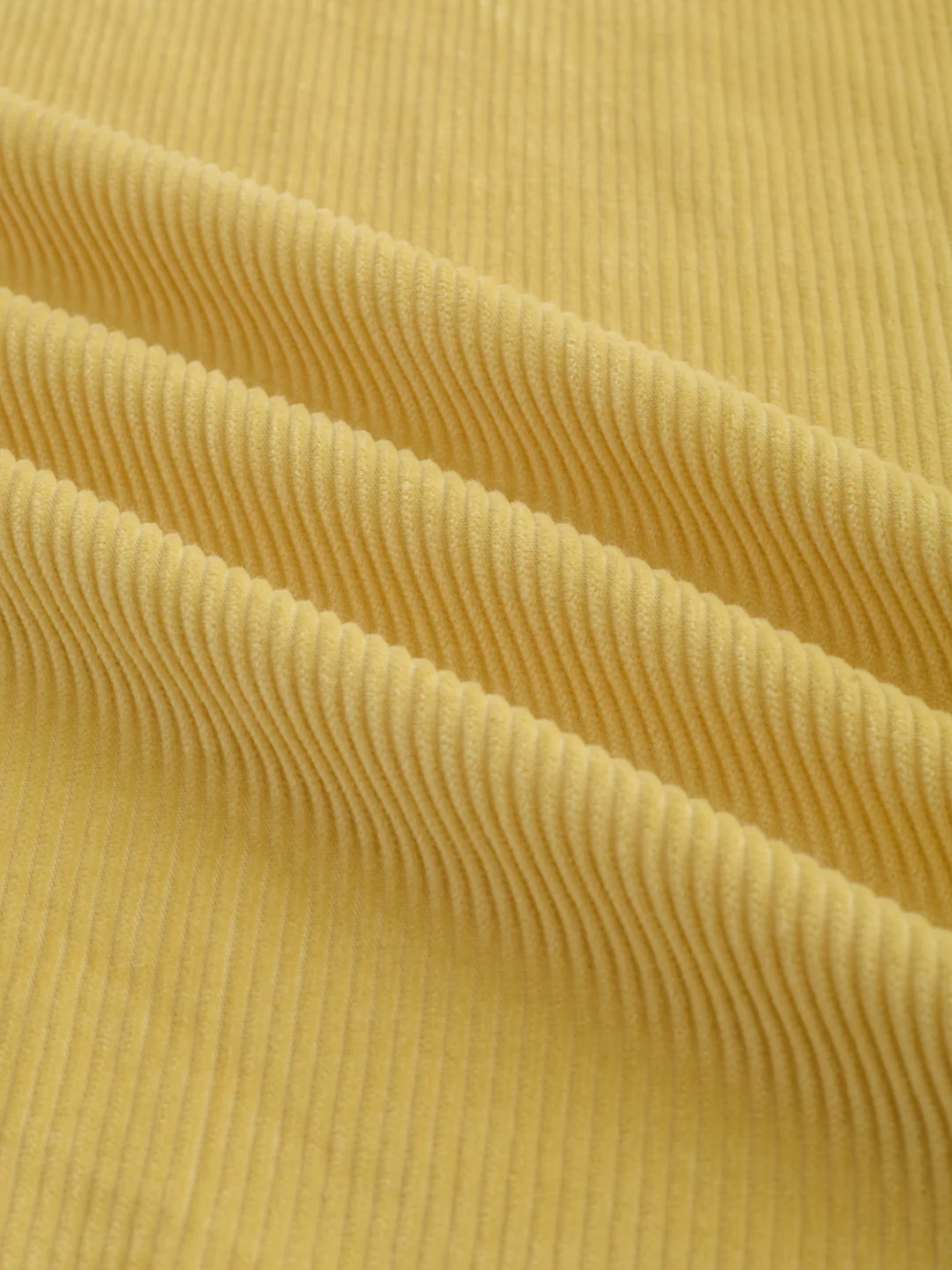 Sunmelt Mustard Corduroy Oversized Double Pocket Crop Shacket - Image 3