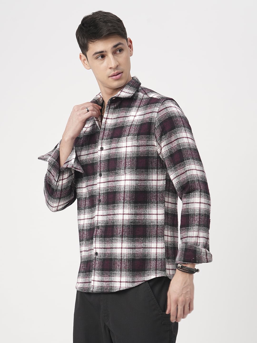 Super Soft Multicolour Plaid Checked Flannel Shirt - Image 6
