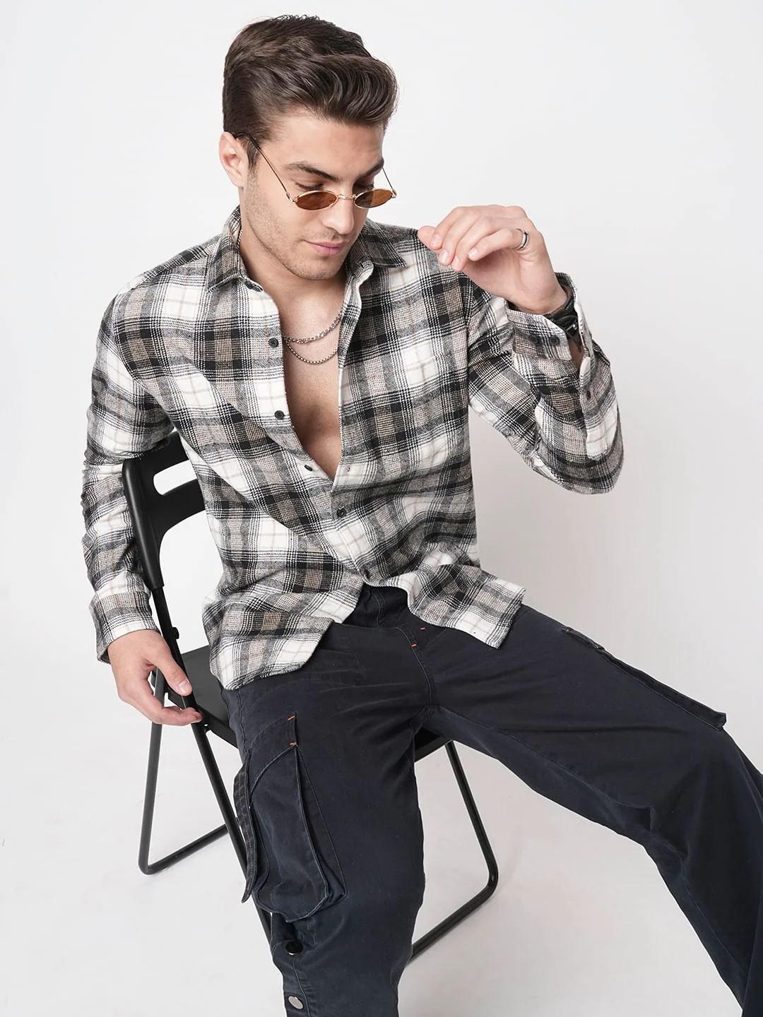 Super Soft Multicolour Plaid Checks Flannel Shirt - Image 2