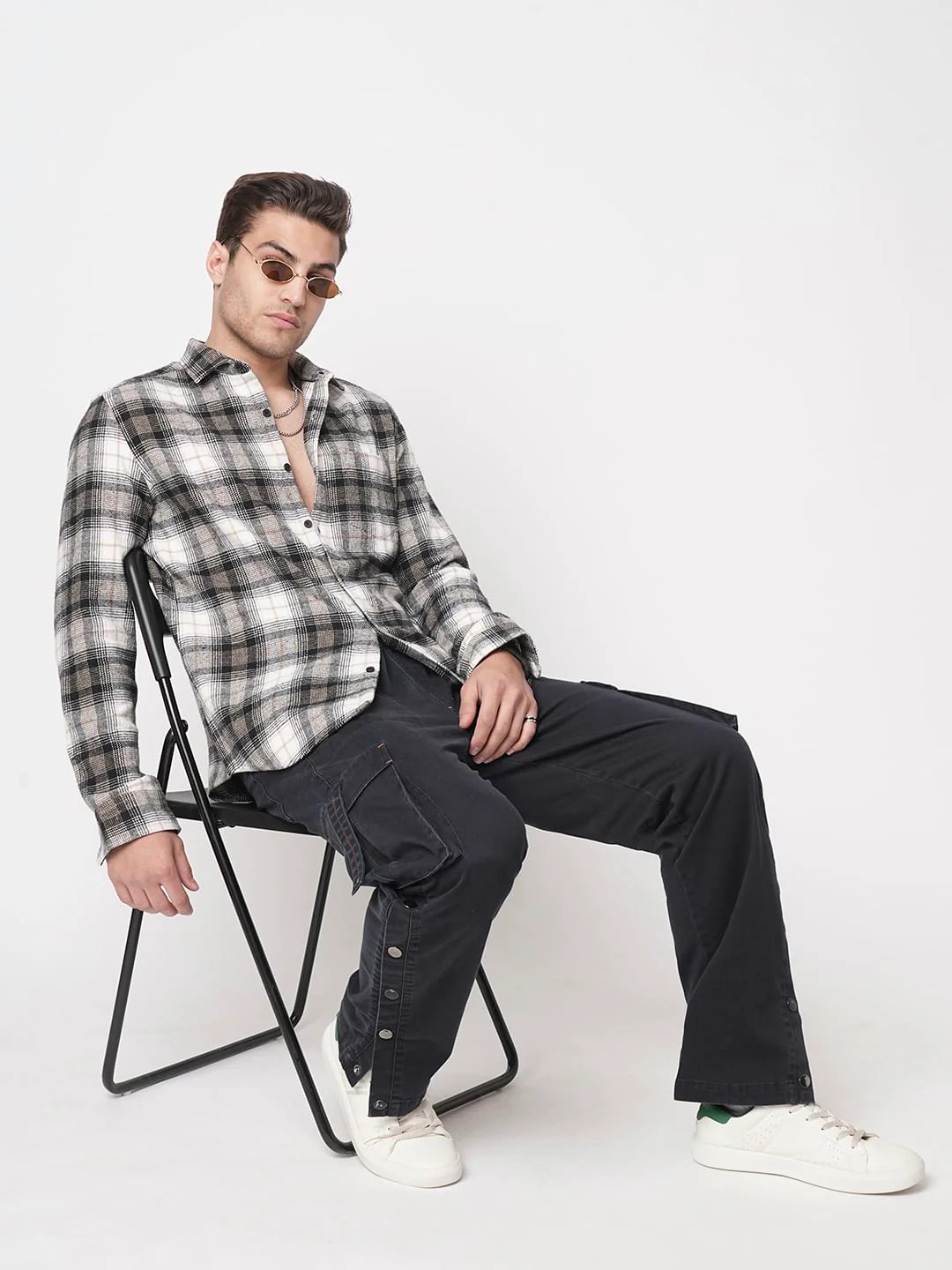 Super Soft Multicolour Plaid Checks Flannel Shirt - Image 7