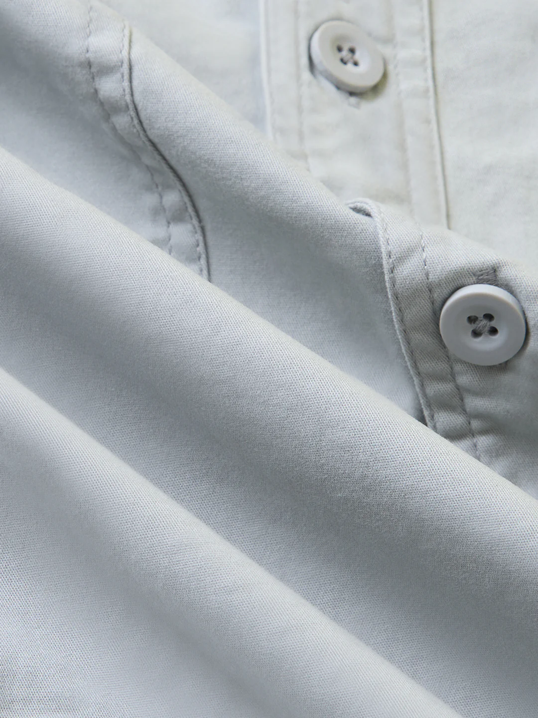 Super Soft Muted Mint Green Double Pocket Overshirt - Image 8
