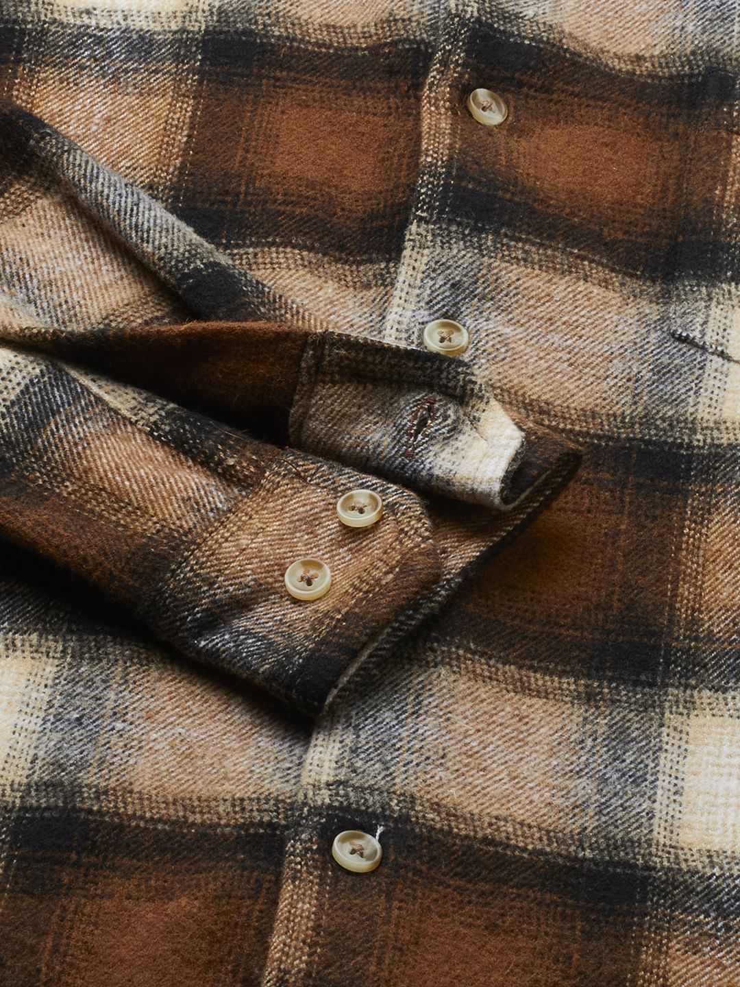 Super Soft Rust Brown Tartan Checked Flannel Shirt - Image 8