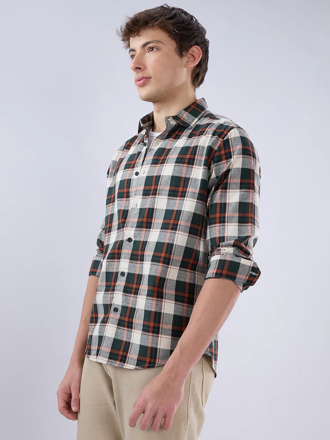 Tartan Pop Multicolor Check Shirt - Image 6
