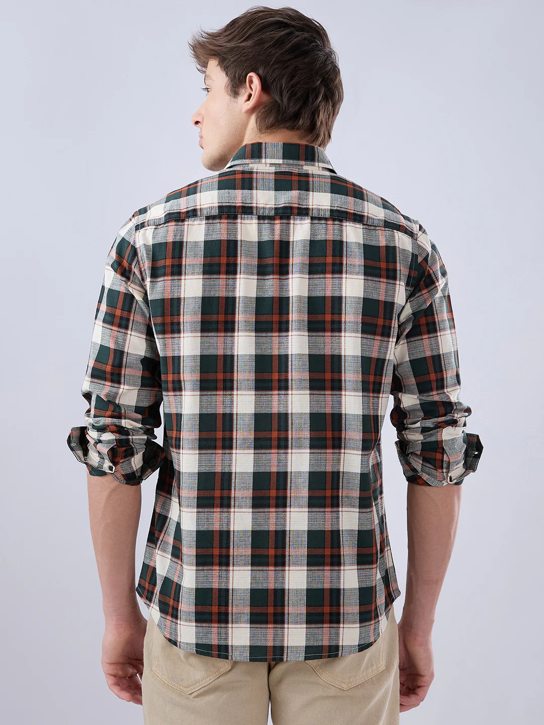 Tartan Pop Multicolor Check Shirt - Image 7